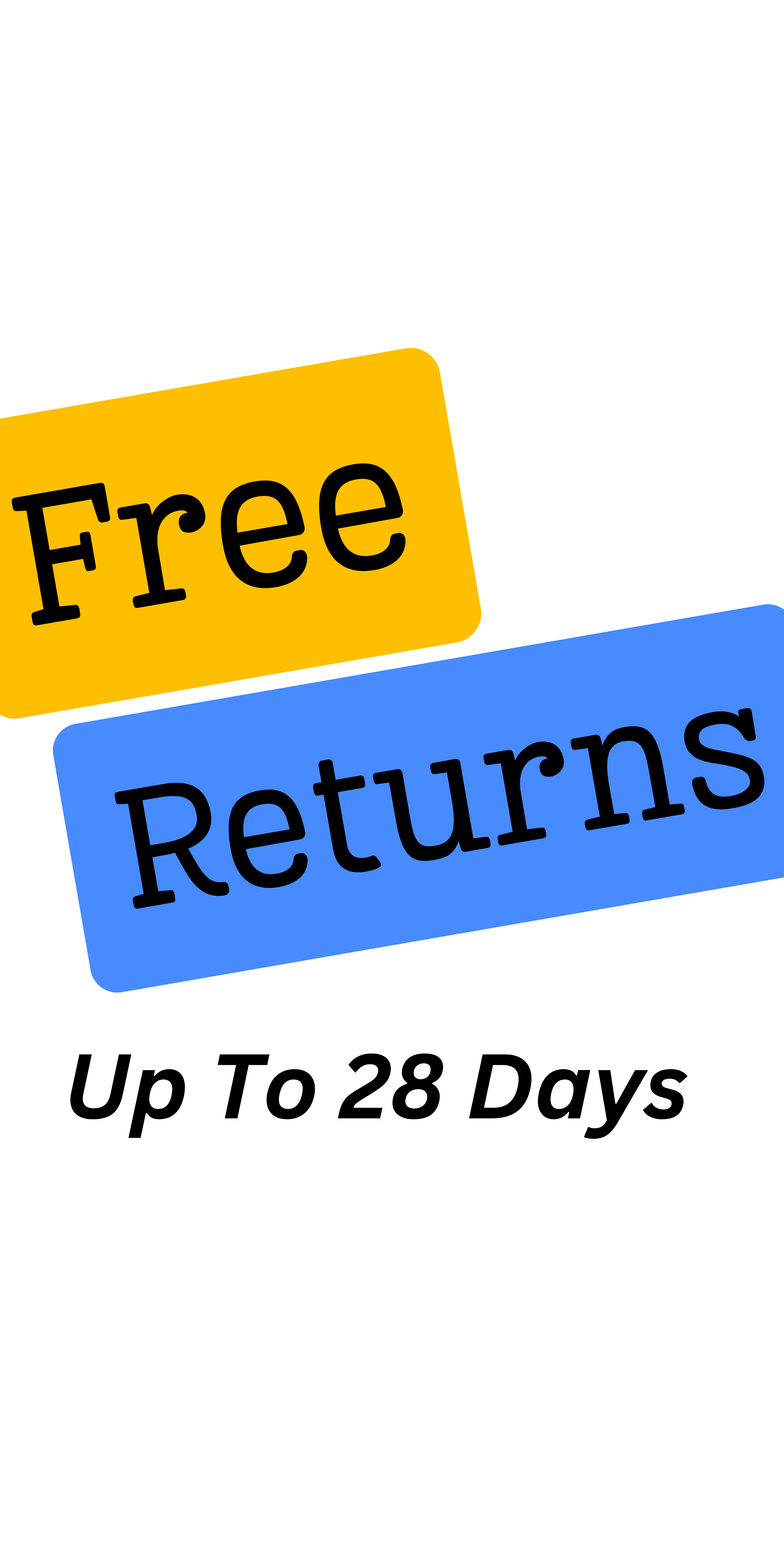 Free returns upto 28 days