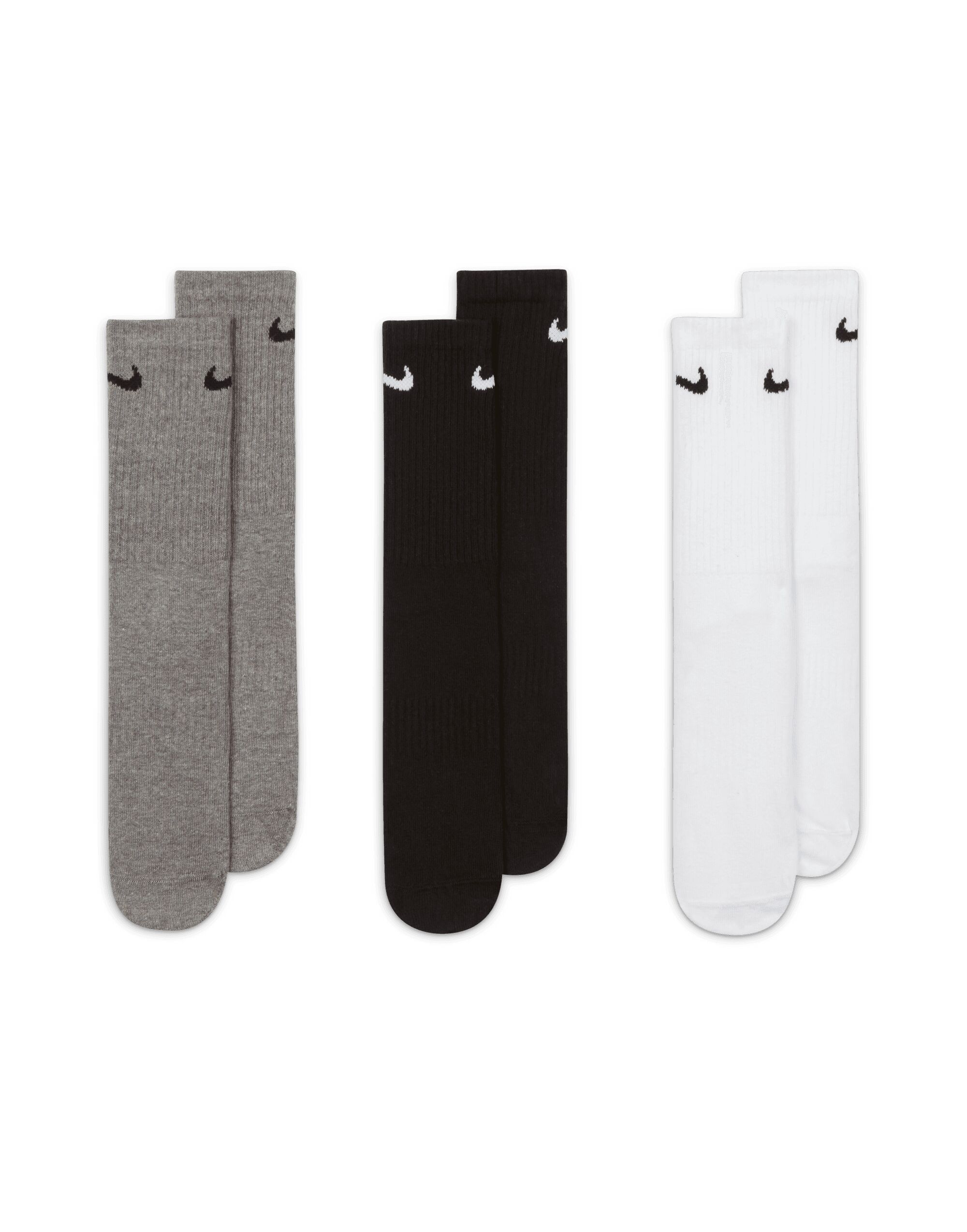 everyday lightweight crew socks (3 pairs) everyday lightweight crew socks (3 pairs)